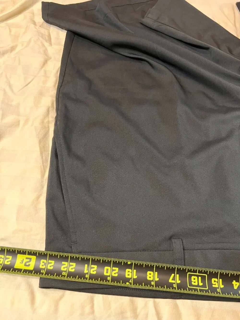 NWT Roundtree & Yorke Performance Golf Shorts Big Man Flat Front Black 46